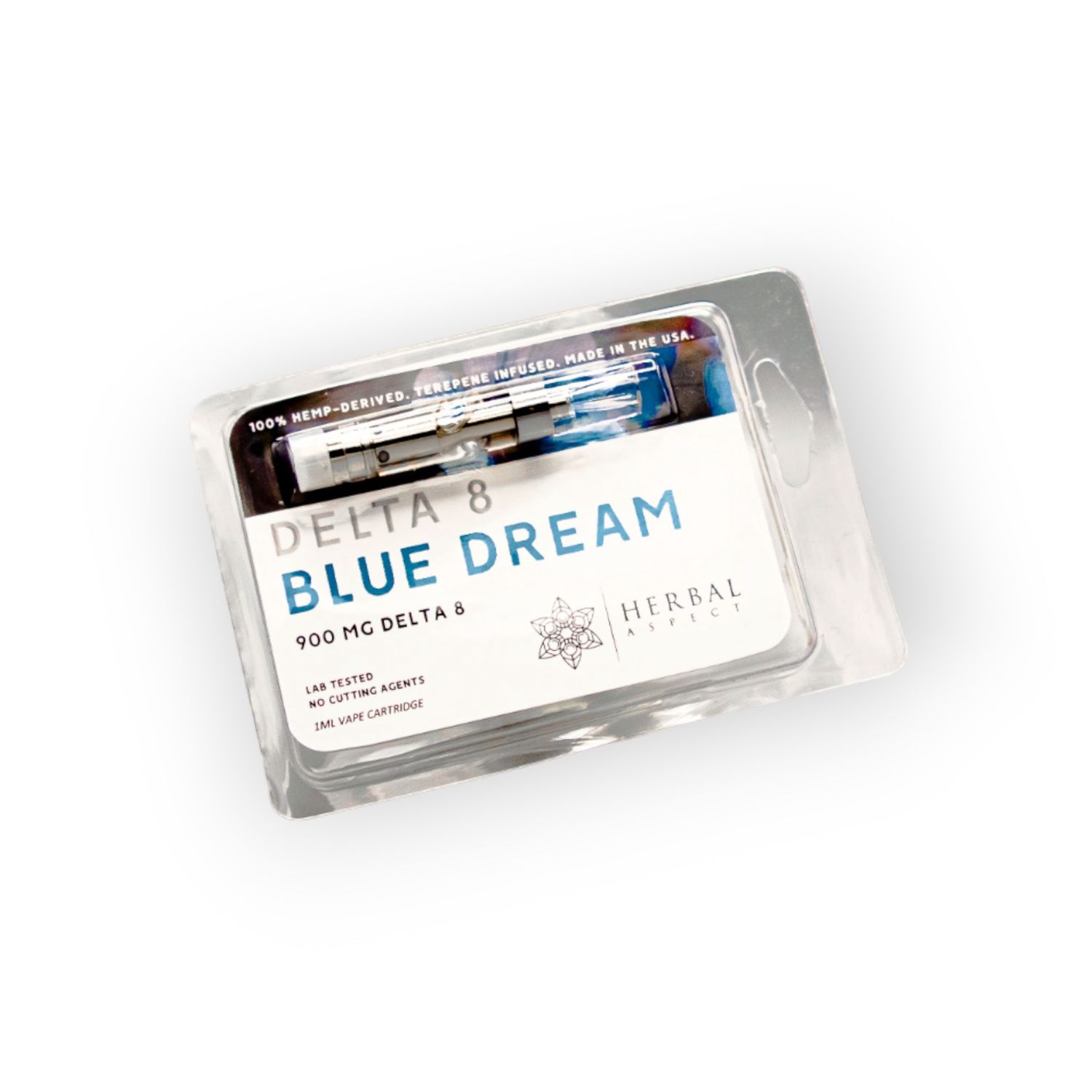 Herbal Aspect - Delta 8 THC - 1ML Vape Cartridge, Attribute 1: Blue Dream