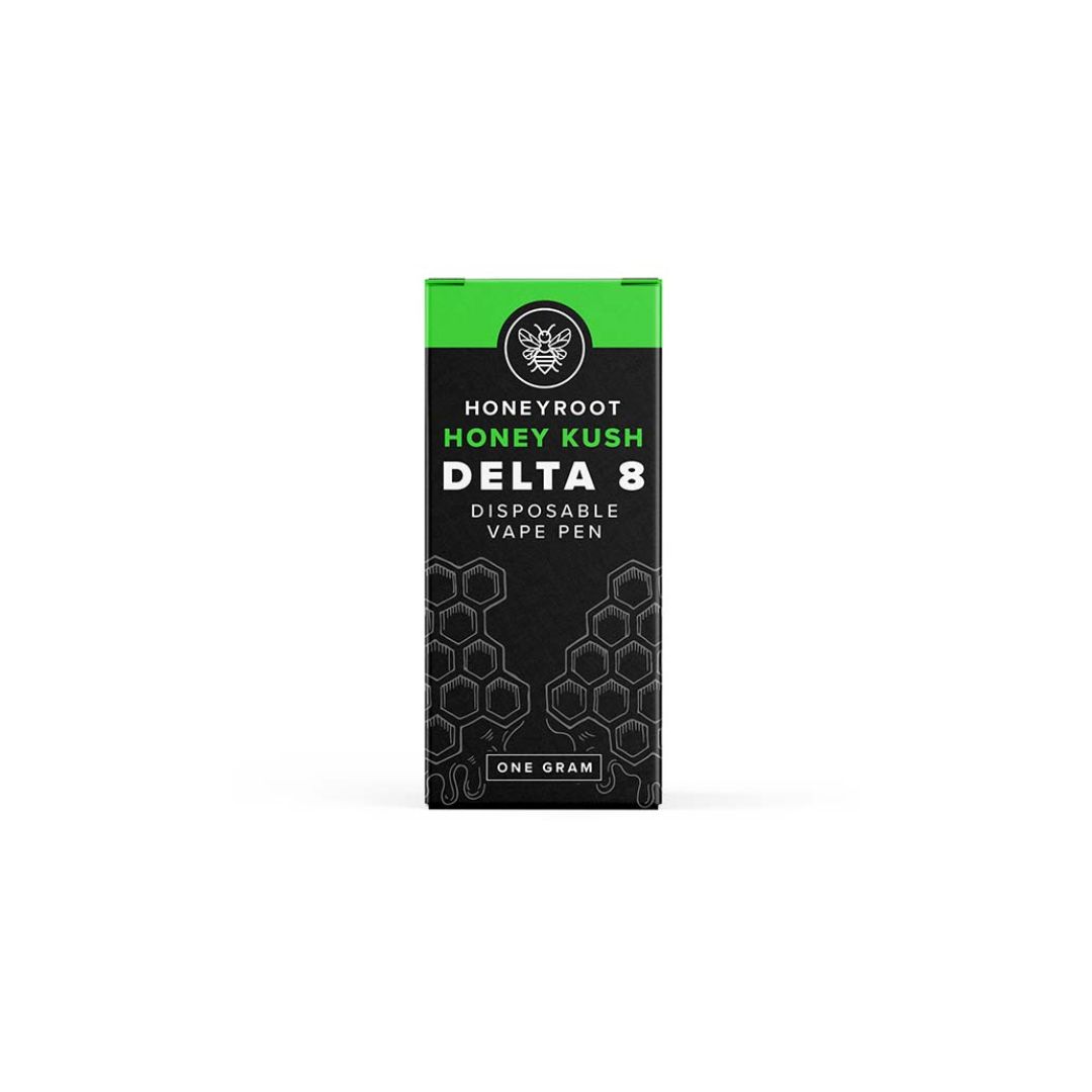 Honeyroot - 1ml D8 Disposable Vape Cartridges, Attribute 1: Honey Kush