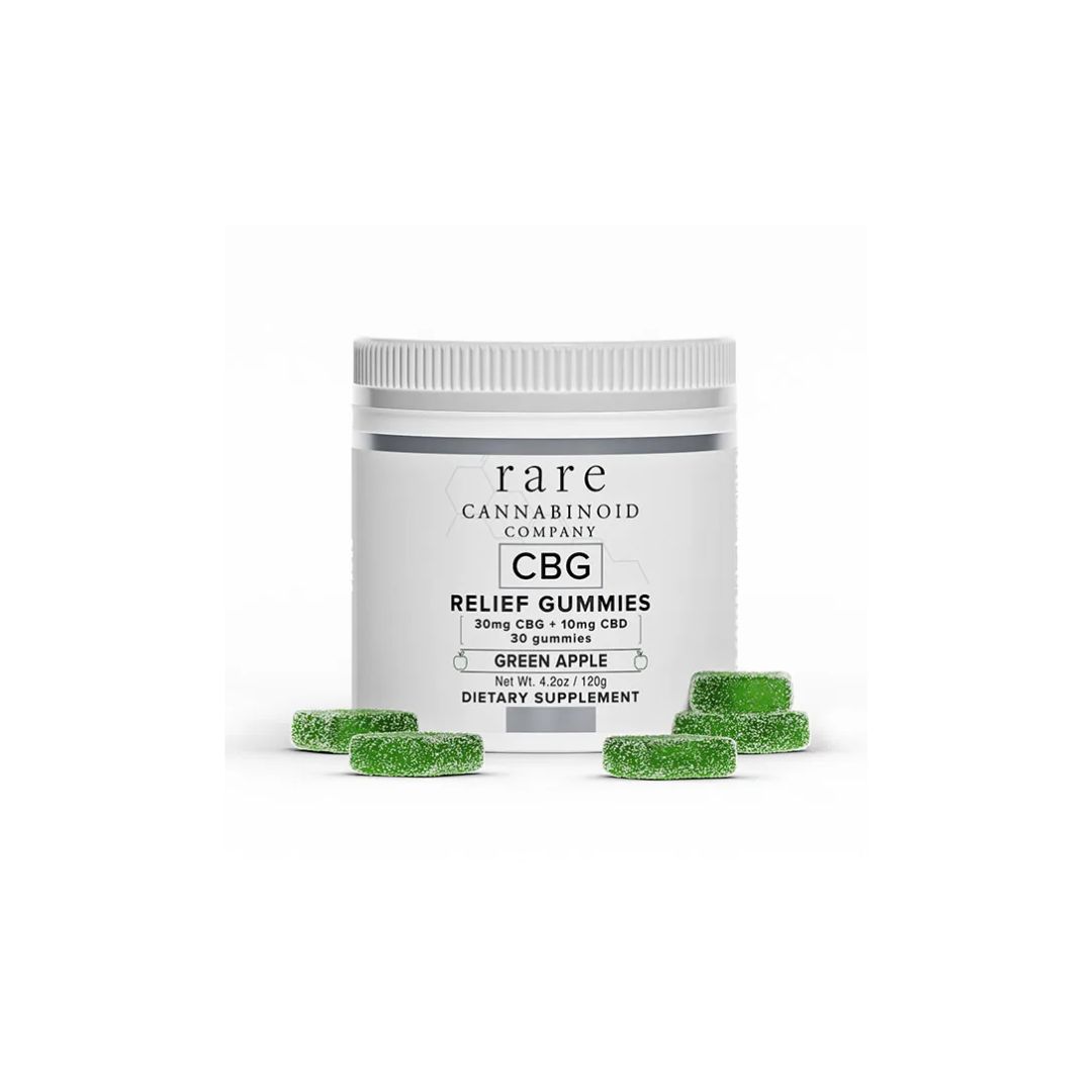 Rare Cannabinoid | CBG + CBD Gummy | Relief | Green Apple