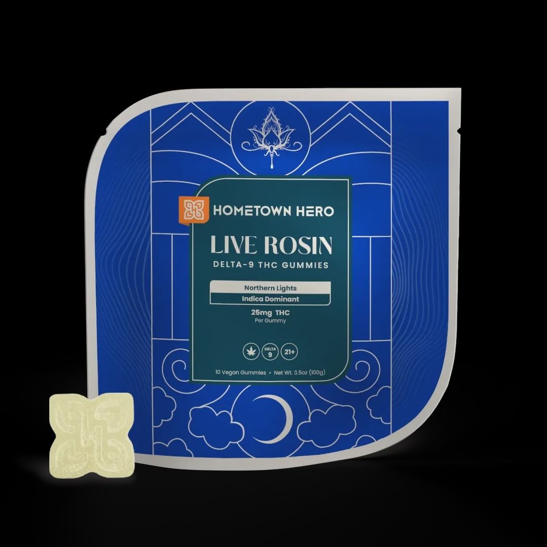 Hometown - Live Rosin Gummies - 25mg - Northern Lights
