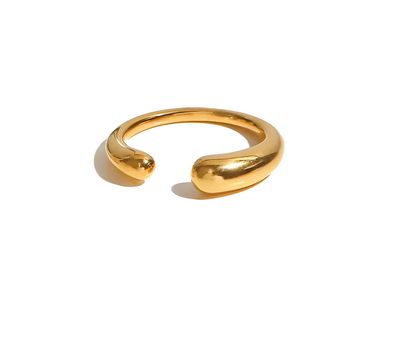 Anello regolabile bombè acciaio