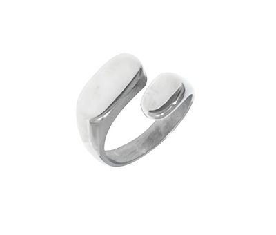Anello regolabile con incisione personalizzata acciaio