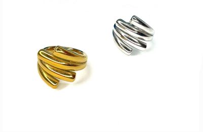 Anello regolabile tre fasce acciaio