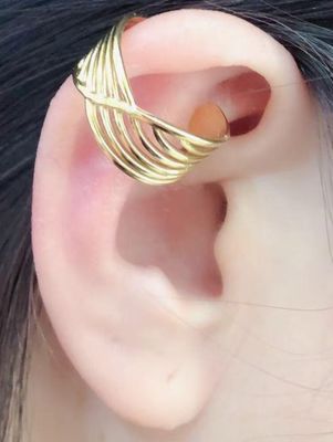 Orecchino Ear cuff regolabile acciaio