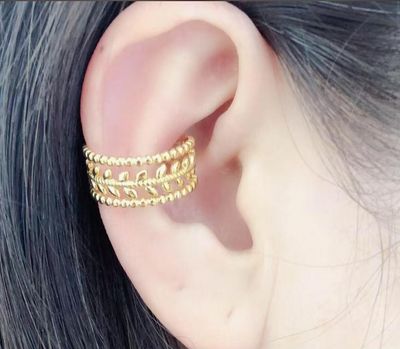 Orecchino Ear cuff regolabile acciaio