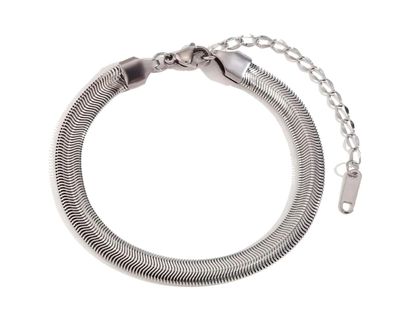 Bracciale snake acciaio Large misura regolabile
