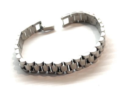 Bracciale uomo catena acciaio misura 22 cm