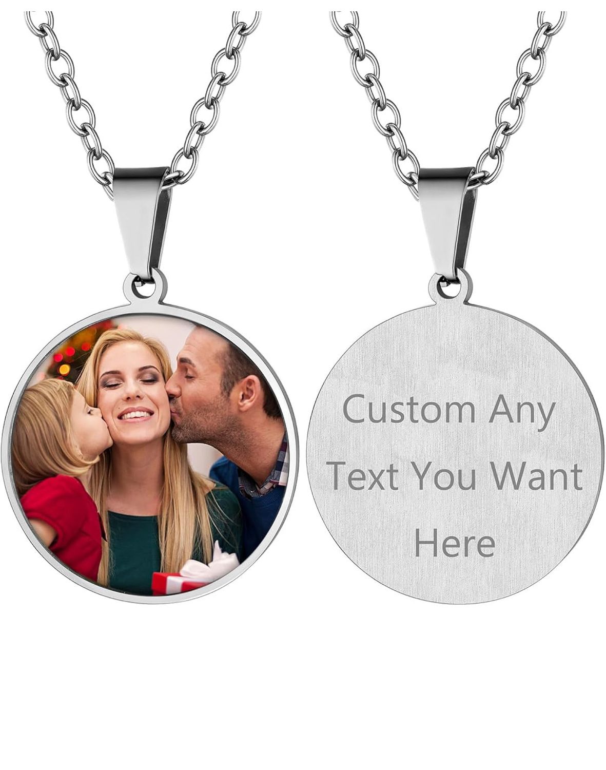 Collana Personalizzata a colori tondo Acciaio