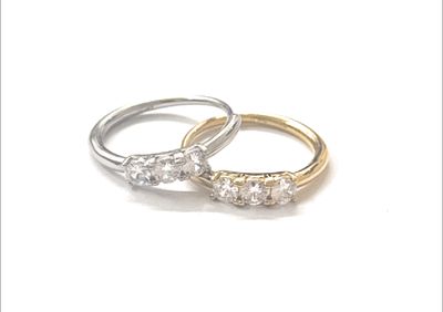 Anello regolabile Trilogi acciaio