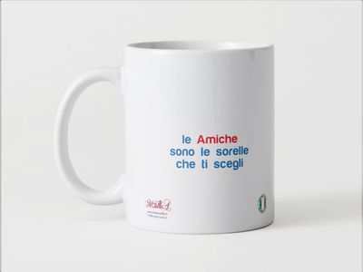 Tazza speciale ceramica Amica regalo originale