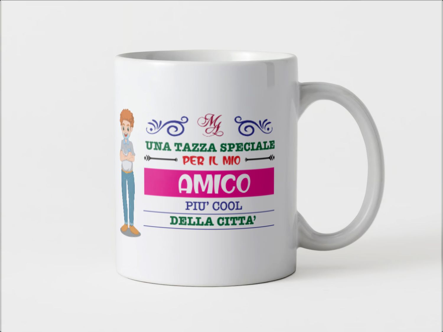 Tazza speciale ceramica Amico regalo originale