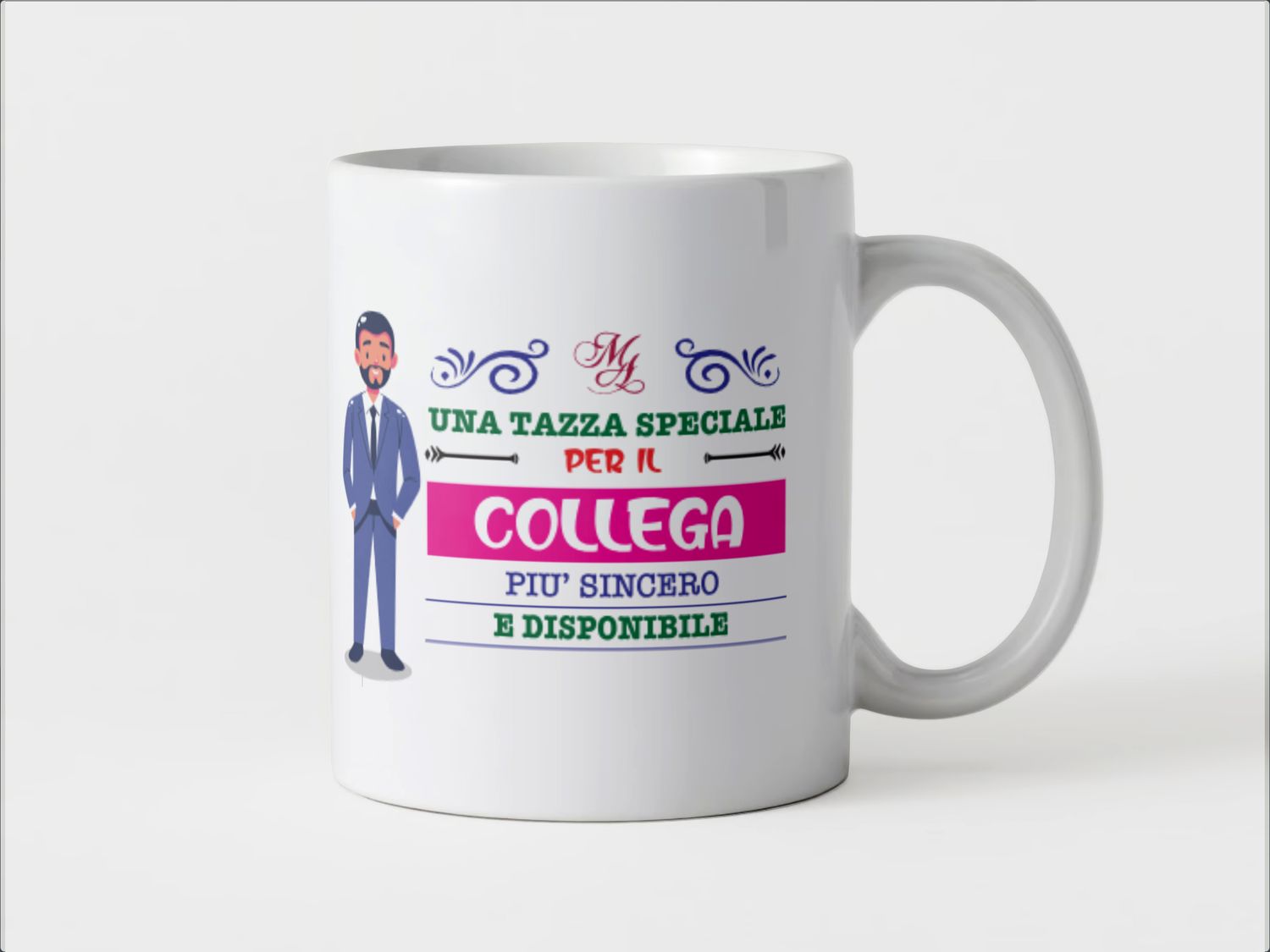 Tazza speciale ceramica Collega regalo originale