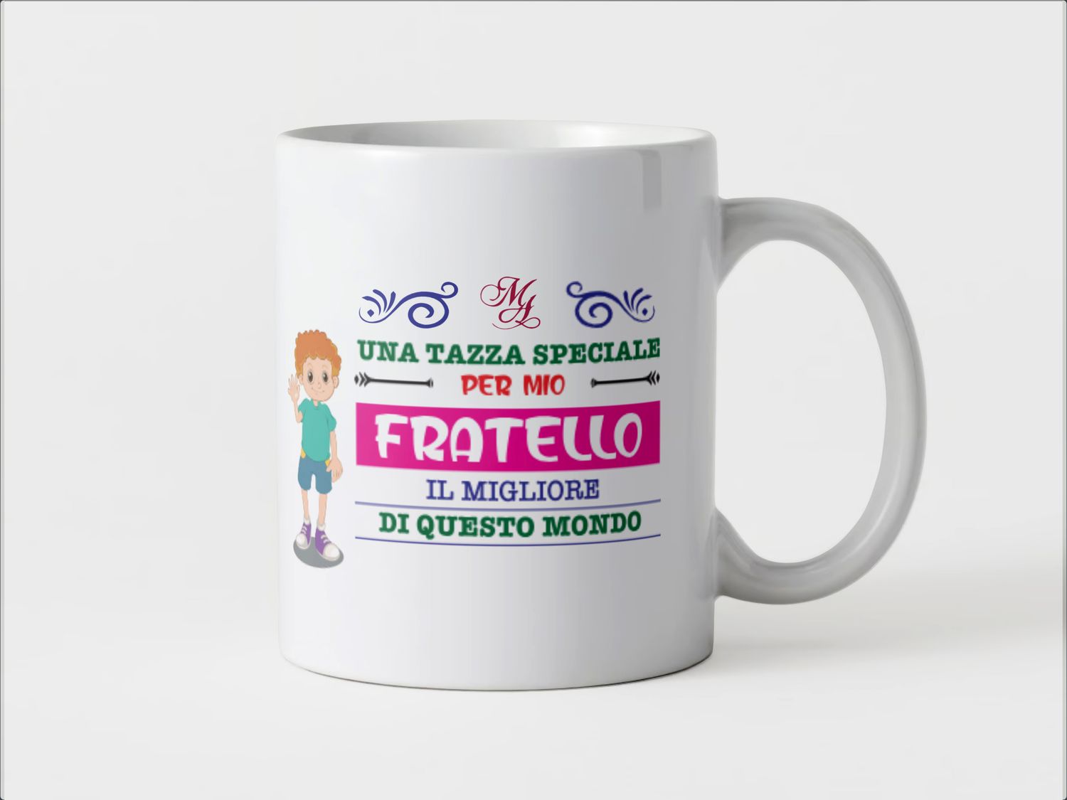 Tazza speciale ceramica Fratello regalo originale