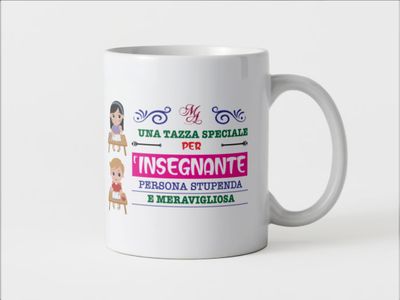 Tazza speciale ceramica Insegnante regalo originale