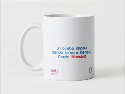 Tazza speciale ceramica Maestro regalo originale