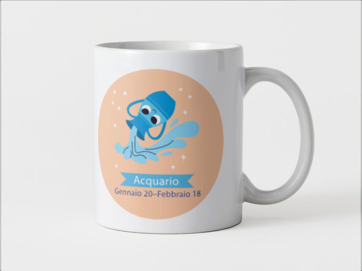 Tazza speciale ceramica Acquario regalo originale