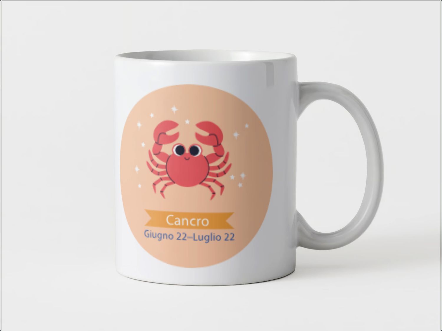 Tazza speciale ceramica Cancro regalo originale