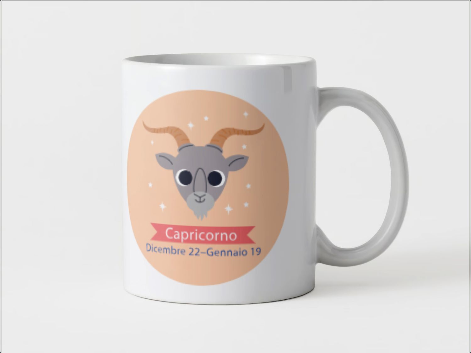 Tazza speciale ceramica Capricorno regalo originale