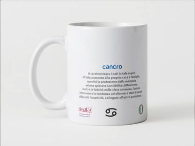 Tazza speciale ceramica Cancro regalo originale