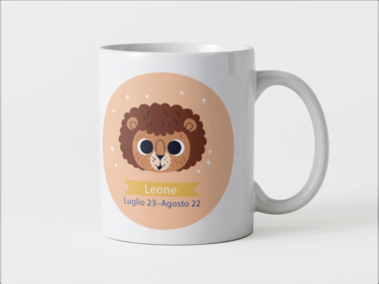 Tazza speciale ceramica Leone regalo originale