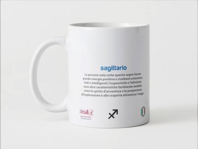Tazza speciale ceramica Sagittario regalo originale