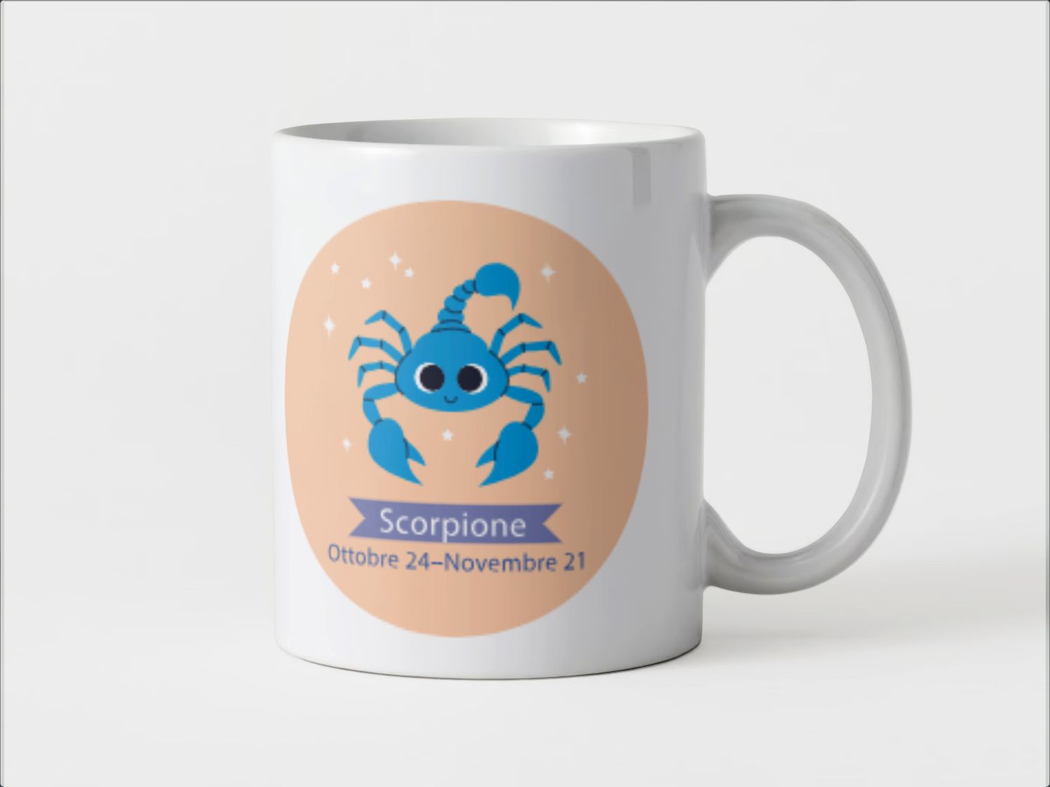 Tazza speciale ceramica Scorpione regalo originale