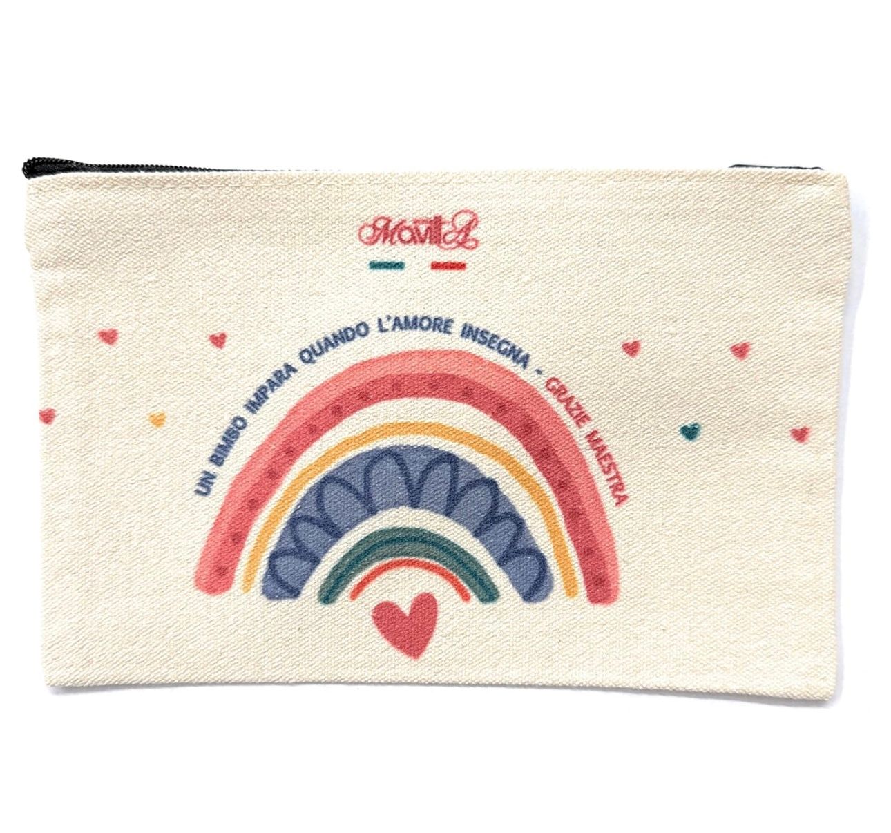 Pochette tela maestra con dedica