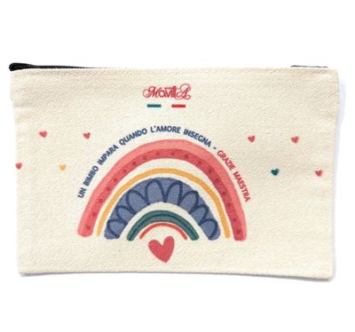 Pochette tela maestra con dedica