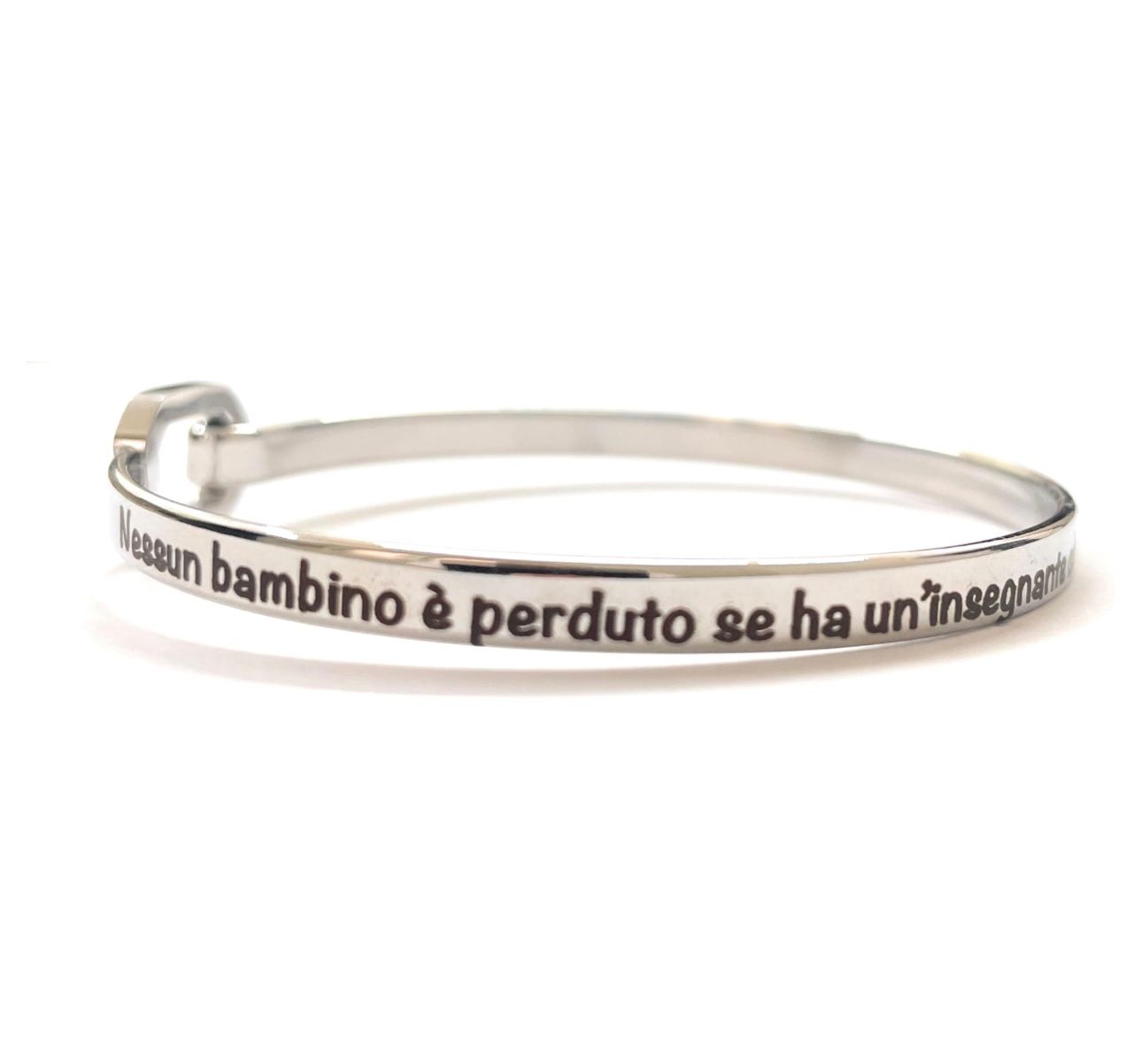 Bracciale Maestra Maestro con dedica incisa