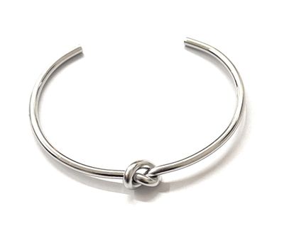 Bracciale acciaio nodo confezione regalo inclusa