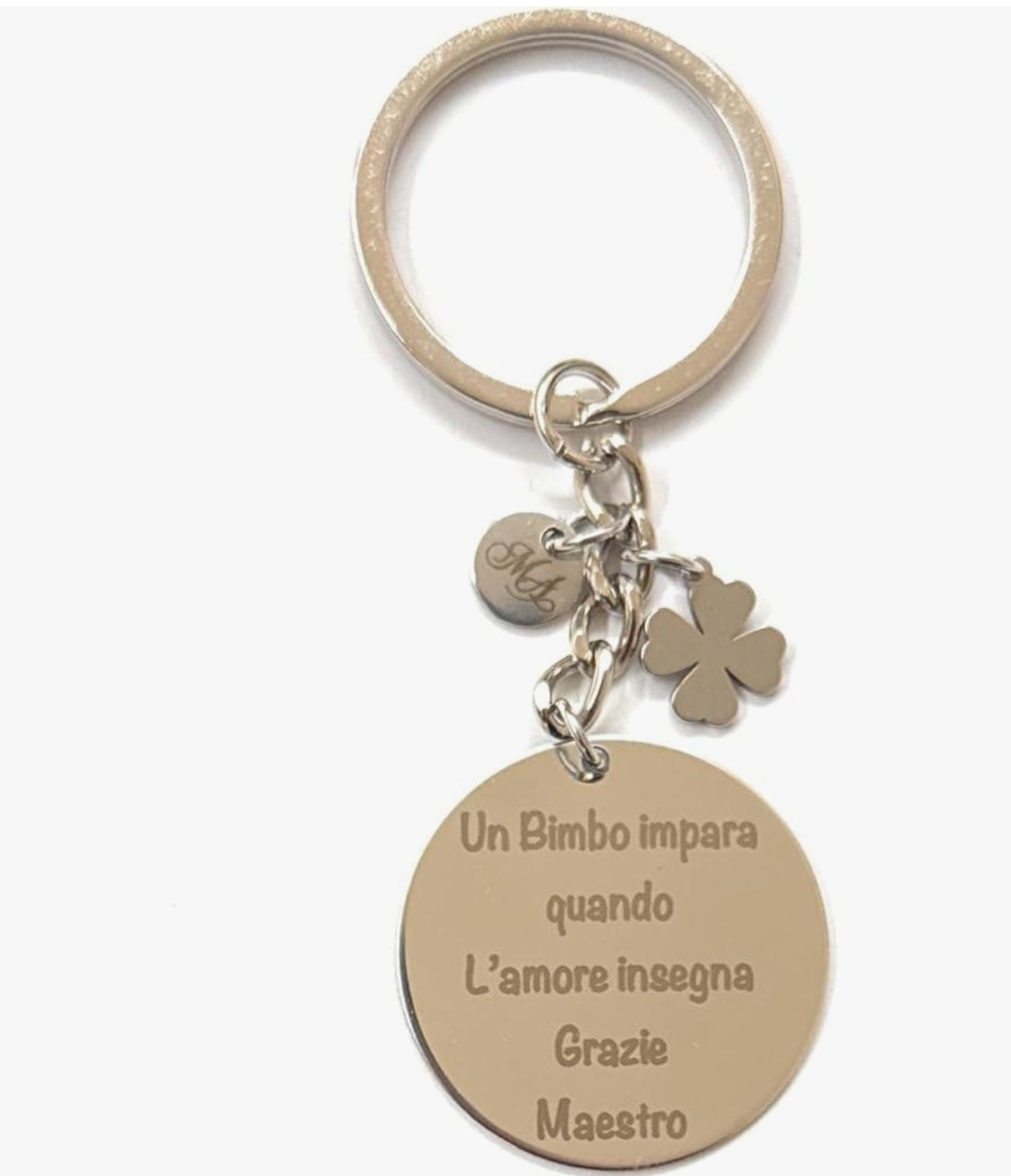 Portachiavi Maestro con dedica incisa