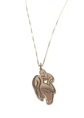 Collana ciondolo Mamma e figli argento 925