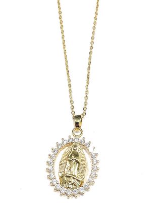 Collana madonnina miracolosa acciaio
