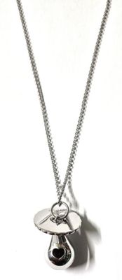 Collana Ciucciotto Gravidanza acciaio
