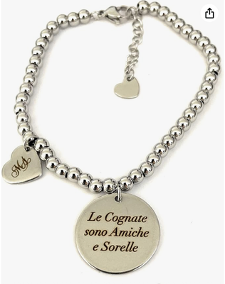 Bracciale acciaio Cognata regolabile