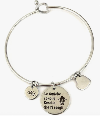 Bracciale acciaio Amiche