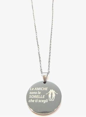 Collana acciaio Le amiche