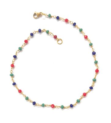 Cavigliera acciaio multicolore regolabile