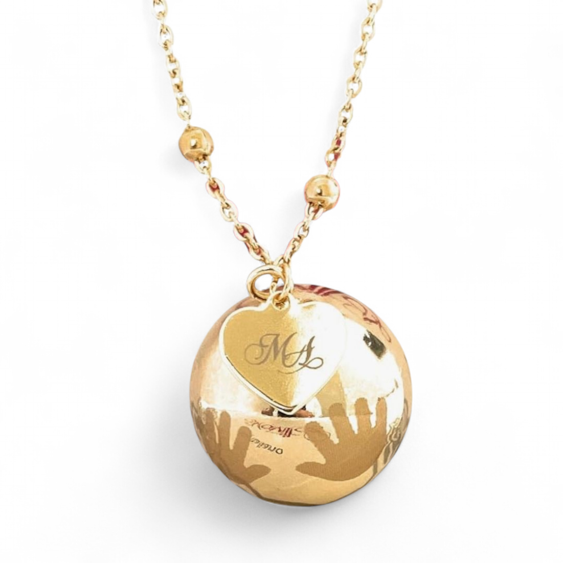 Collana sfera sonora Mani Gravidanza