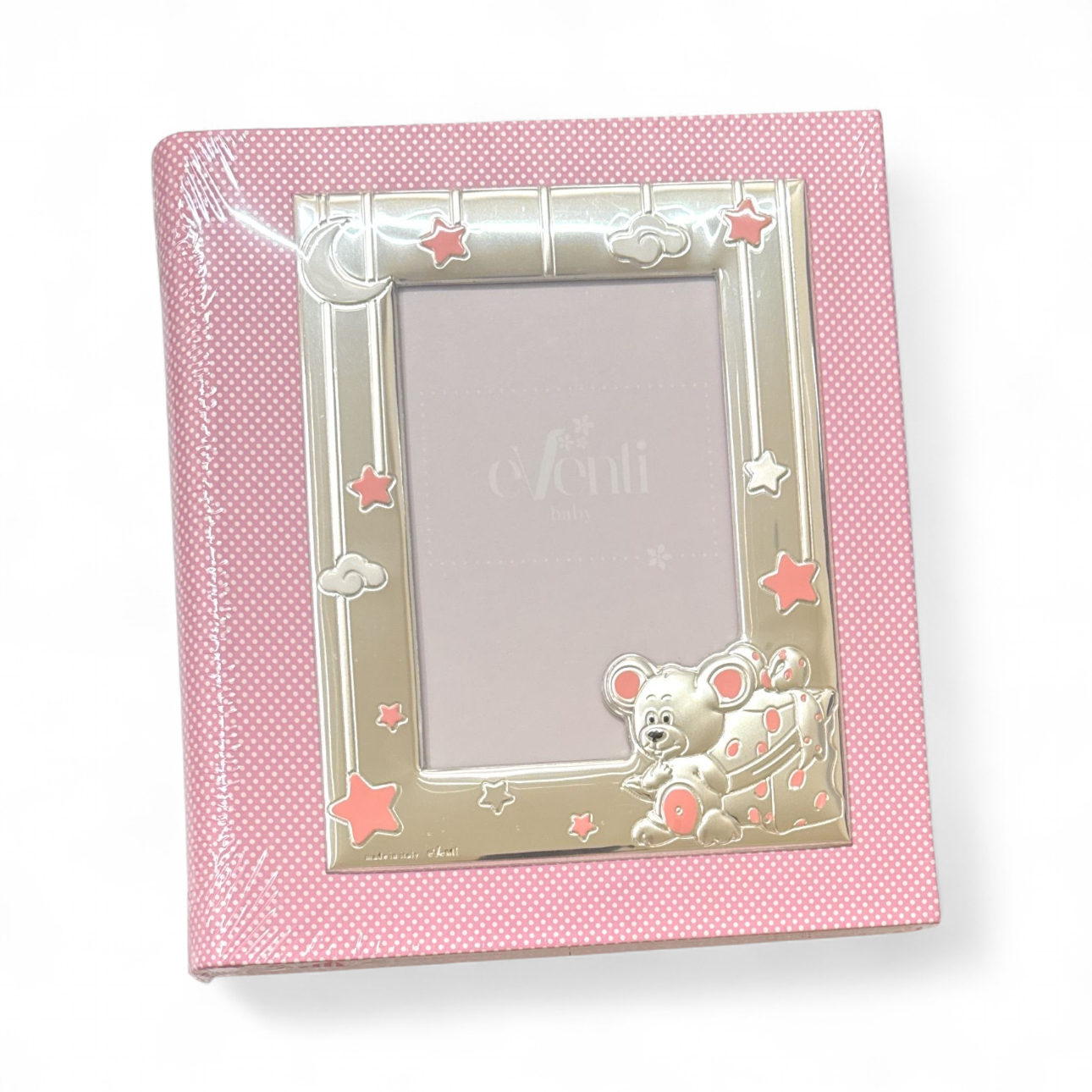 Album foto bimba con cornice argento 925
