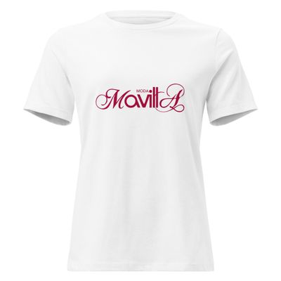 T-shirt relaxed fit donna Moda Mavilla