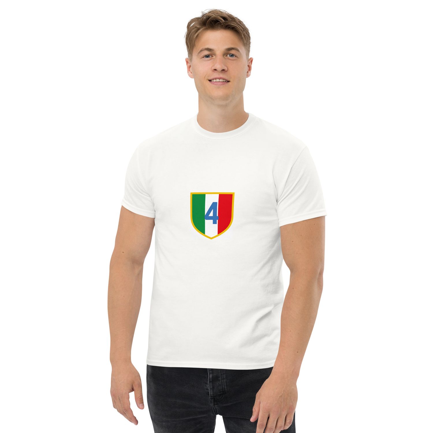 T-shirt classica unisex Scudetto 4 Napoli