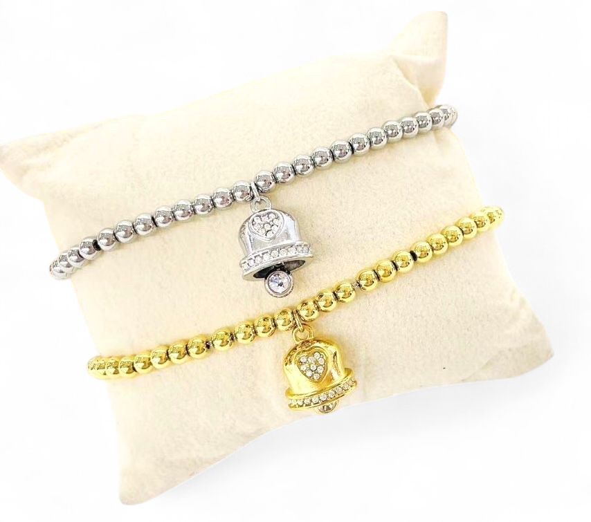 Bracciale acciaio Campanella regolabile