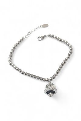 Bracciale acciaio Campanella regolabile