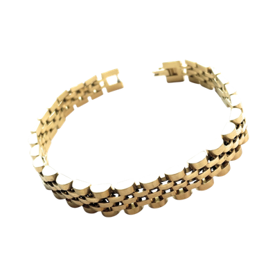 Bracciale uomo catena acciaio misura 22 cm