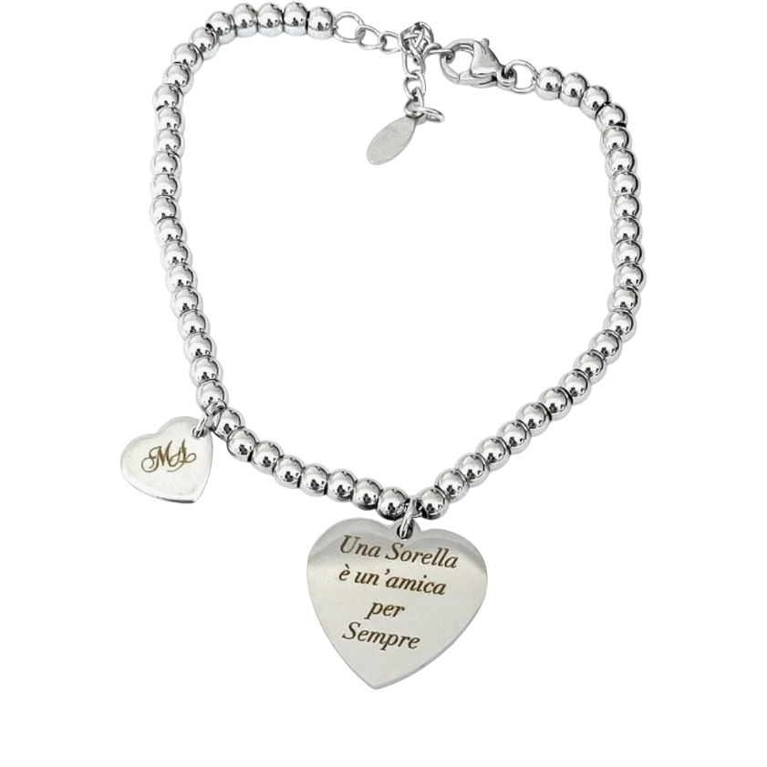 Bracciale acciaio Sorella regolabile