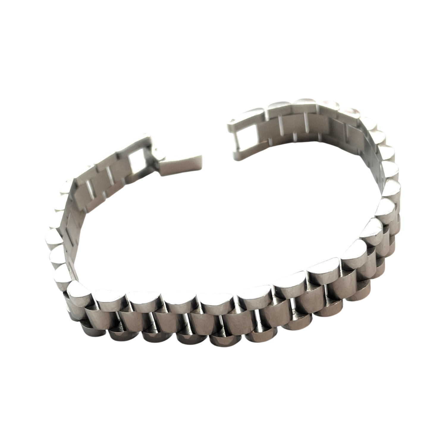 Bracciale uomo catena acciaio misura 22 cm
