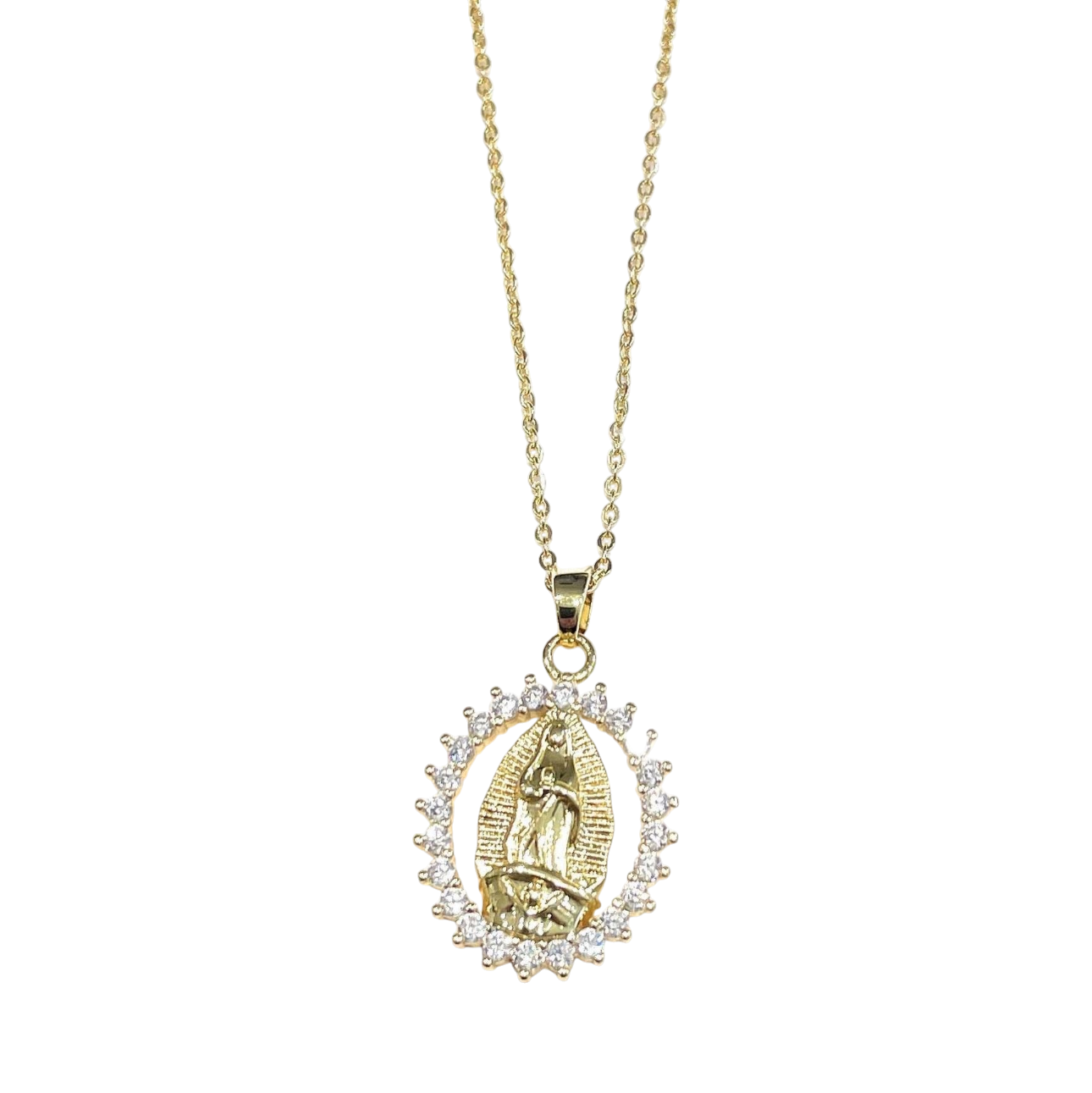 Collana madonnina miracolosa acciaio