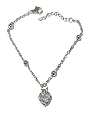 Bracciale acciaio punto luce regolabile