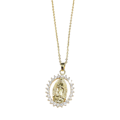 Collana madonnina miracolosa acciaio